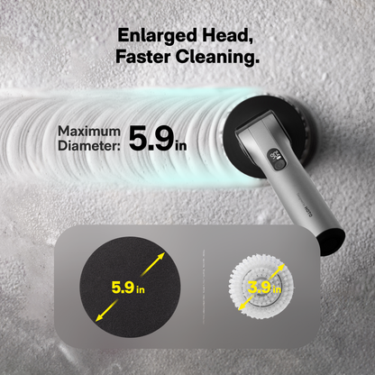 HOTO Flexi™ Cordless Spin Scrubber
