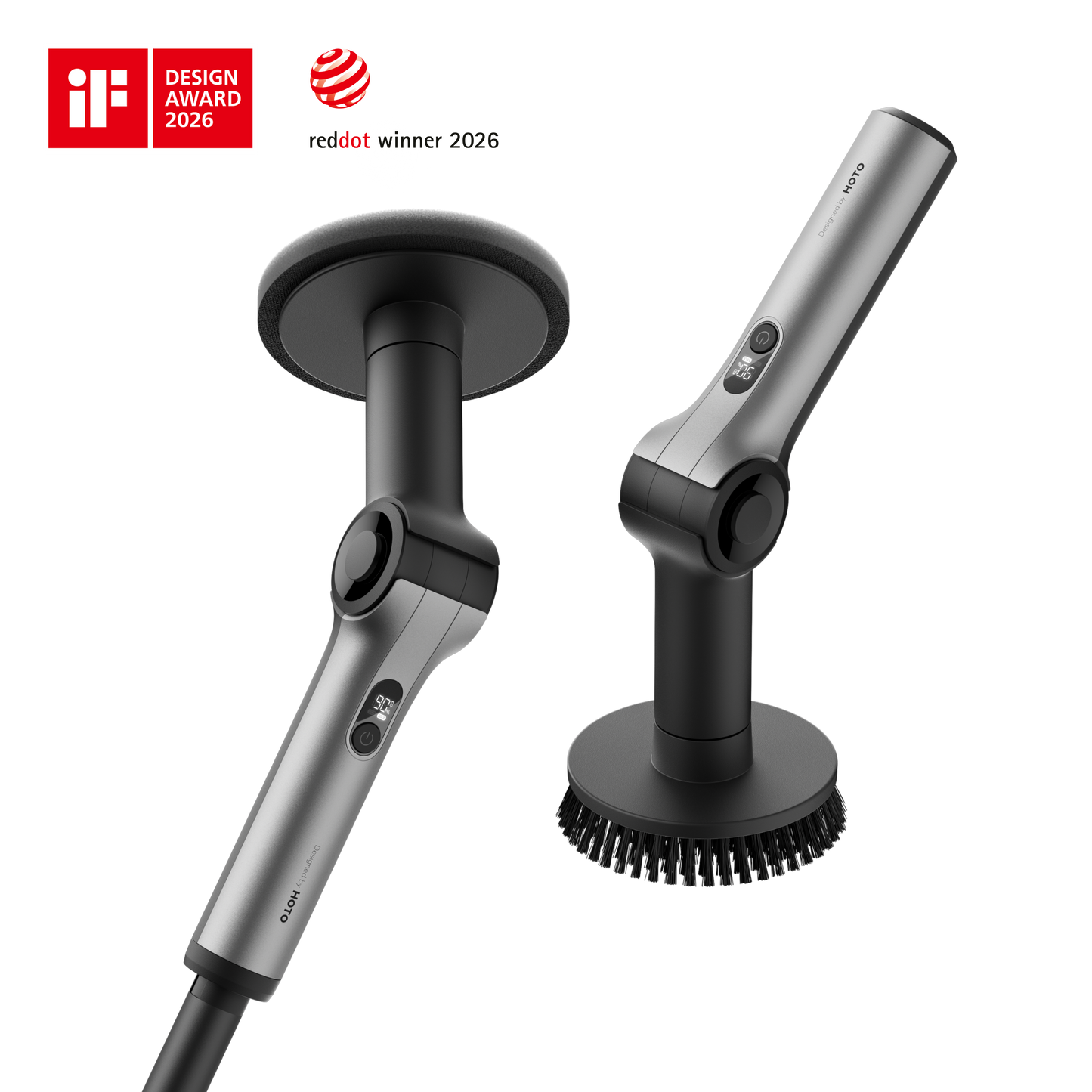 HOTO Flexi™ Cordless Spin Scrubber