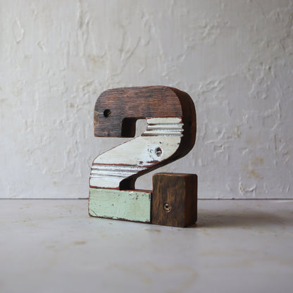 Reclaimed Wooden Letters